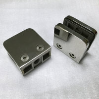 Support de fixation pour verre, pince pour verre pour escaliers, balustrades et rampes, pince pour verre en acier inoxydable