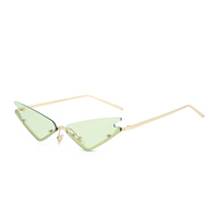 Gafas de Sol de Media Montura de Alta Calidad 2024, Gafas de Sol de Marca para Mujer, Diseño de Moda de Lujo, Gafas de Sol con Patillas Metálicas