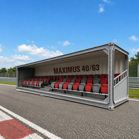 Gradins modulaires portables pour événements sportifs en plein air