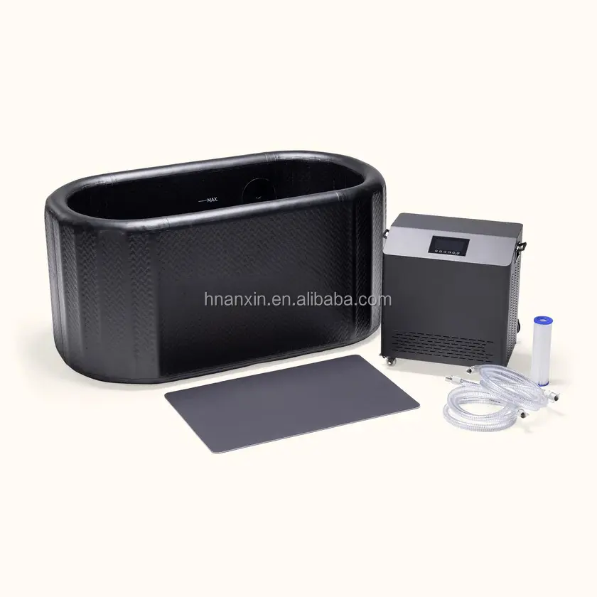 Kết nối với máy làm lạnh máy Inflatable Ice Tub Inflatable trị liệu Ice Bath Plunge