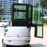 Pengiriman Gratis Excavator Mini Crawler 2,5 Ton Mesin Diesel Kubota Bersertifikasi EPA, Alat Penggali Kompak untuk Konstruksi, Lanskap, dan Pertanian