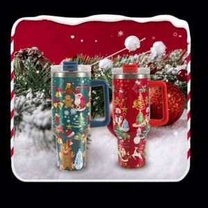 Lot de Bouteilles Isothermes en Acier Inoxydable pour Cadeaux de Noël – Ensemble Personnalisé de Bouteilles d'Eau et Gobelets avec Paille – Vente en Gros - Product Image 5