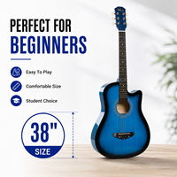 38 Inch Beginner Acoustic Guitar OEM Factory Student Guitar With Truss Rod Wholesale Classical Cutaway Guitar