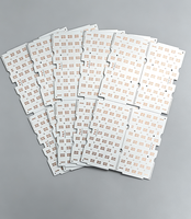Carte de circuit imprimé LED en aluminium personnalisée OEM FR4 MCPCB avec rainurage en V, carte de circuit imprimé LED personnalisée pour l'éclairage OEM PCB