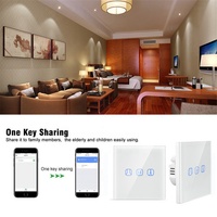 Interrupteur intelligent pour rideaux, volets et garage, compatible avec l'application TUYA, Alexa, contrôle vocal, automatisation de la maison intelligente, WiFi, Zigbee, tactile