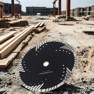 Disco da taglio a diamante segmentato circolare Turbo 230mm 9 pollici in acciaio ceramica lama personalizzabile supporto OEM marmo granito pietra - Product Image 2