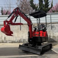 Machinerie de terrassement, mini-excavatrice, mini-pelleuse, HIGHTOP, petite excavatrice de 1 tonne