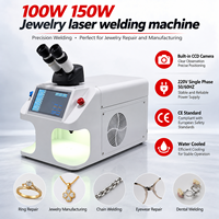 Machine de soudage laser YAG 100W 150W pour bijoux, pour la réparation de l'or, de l'argent, du platine et de l'acier inoxydable