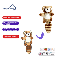 Porte-clés pendentif en peluche petit raton laveur mignon, jouet animal en peluche, accessoire de sac pour couple