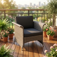 GSD Outdoor Modulares Garten-Sofa-Set Günstige Möbel Wasserfest Modern Langlebig Montierbare Sofa-Garnitur für den Innenhof
