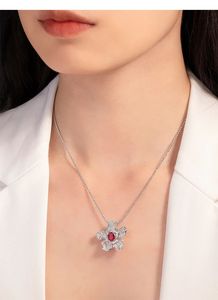 Collar de Cadena con Mini Diamantes en Oro de 18K Xinfly, Moderno, en Oro Blanco y Amarillo, Diseño Italiano Bicolor, Brillante - Product Image 3