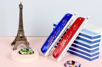 Tower Bee 24-Hole Chromatic Brass Reedplate Harmonica with Aluminum Cover Adult Musical Instrument Toy