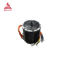 Moteur central SIAECOSYS New QS D155A-70 10KW 48V-96V à aimants permanents à balais (PMSM) avec protection étanche IP67, vitesse de 120 km/h pour moto électrique