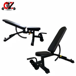 CZFIT Rack de Press de Banca con Rack de Sentadillas, Rack para Ejercicios de Piernas y Preacher Curl para Gimnasio en Casa, Entrenamiento de Cuerpo Completo, Banco de Pesas Ajustable - Product Image 1