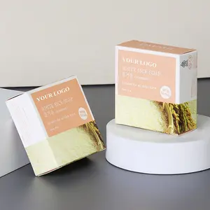 Caja de jabón pequeña personalizada Impresión de caja de cartón de jabón Caja de jabón de embalaje