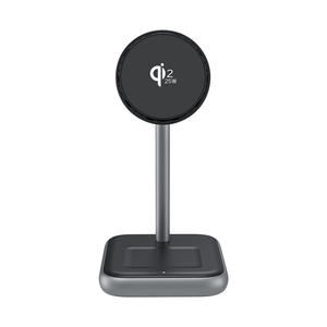 Support de charge sans fil rapide 25W certifié Qi2, station de charge magnétique pour téléphone, <span class=keywords><strong>chargeur</strong></span> de bureau pour <span class=keywords><strong>iPhone</strong></span>, AirPods <span class=keywords><strong>Pro</strong></span>, station d'accueil - Product Image 5