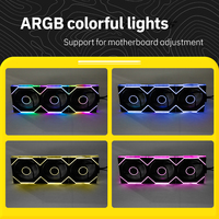 Ventilateur ARGB 120 mm à fonctionnement silencieux, personnalisable, ultra silencieux, technologie de chaîne en série, boîtier d'ordinateur, roulement à billes fluide 4 broches