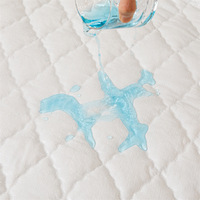 Matelas de lit pliable de luxe en microfibre imperméable matelassé compatible Simmons, anti-urine, antidérapant, anti-poussière, toutes saisons, lavable en machine
