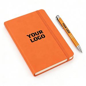 Wholesale <b>Diary</b> Customizable Printed Brand Logo Journal Notebook Promotion Custom Pu School <b>A5</b> Notebooks - Product Image 1