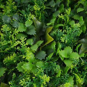 Trang Trí Nội Thất Tường Nhân Tạo Bảng Điều Chỉnh Dọc Vườn Nhựa Nhà Máy Hàng Rào Gỗ Hộp Cây Cây Và Cỏ 50x50Cm Cho Thiết Kế Nội Thất - Product Image 2