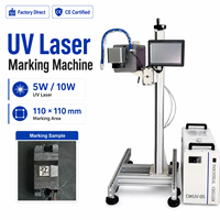 Machine de marquage laser UV 5W 10W 355nm pour marquage à froid sur capuchons en plastique, bouteilles en verre, étiquettes, dates, codes QR, logos - Fournisseur d'usine certifié CE