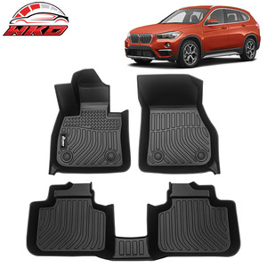 Alfombrillas para BMW X1 F48 2016-2022 y X2 F39 18-23, para todas las estaciones, revestimiento de alfombra - TPE 3D moldeado, impermeable - Product Image 1