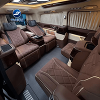 Sièges de capitaine de luxe avec massage, chauffage, repose-jambes électrique et écran tactile pour Mercedes Benz Vito V Class Sprinter Viano