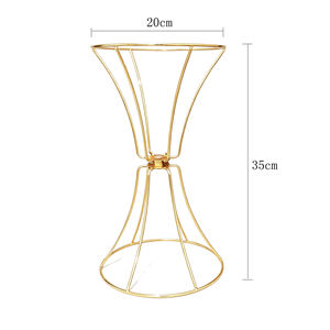 Centros de Mesa Modernos de Lujo con Soporte de Hierro para Flores, Arco de Boda, Marco de Fondo, Decoración para Ceremonias, Eventos y Fiestas, Venta al por Mayor - Product Image 1