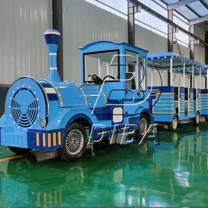 Thiết Kế Mới Tùy Chỉnh Vui Chơi Giải Trí Công Viên <span class=keywords><strong>Train</strong></span> Rides Lớn Điện Tham Quan Trackless <span class=keywords><strong>Train</strong></span> Cho Bán - Product Image 5