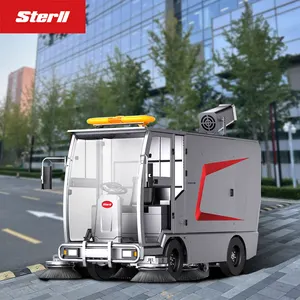 ST20 Driving Floor Sweeper Car Industrial Street Cleaning Machine Ride On Road Sweeper