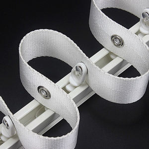 เทปผ้าม่านโพลีเอสเตอร์แบบพับลอนสีขาวใส เทปผ้าม่านแบบพับลอน - Product Image 4