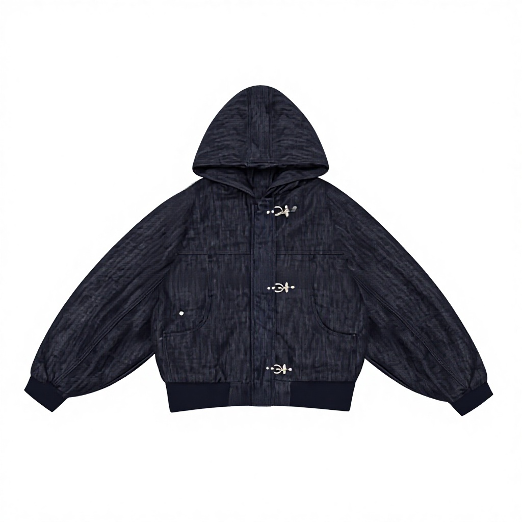 Designer Custom Cropped Zip up Raw Japanese Selvedge Vintage
