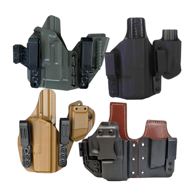 Custom Manufacture Carbon Fiber Kydex Iwb Owb Magazine Pouch Holster Mag Carrier