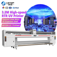 Impresora digital de vinilo en rollo LETOP de 3.2M, máquina de impresión UV de gran formato para pancartas