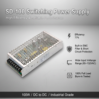 Convertisseur DC-DC OKEY SD-100-24 100W 24V 4.2A Entrée 36-72VDC Alimentation Industrielle Isolée SMPS à Sortie Unique Efficacité 81%