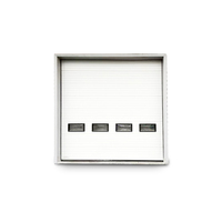 Porte sectionnelle électrique à ouverture latérale Cutedoor, style industriel moderne, certifiée CE, résistante au vent, robuste, pour entrepôt, 60 dB