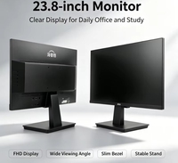 Complete HaiRuichuang Business Desktop Full Set 16GB RAM 512GB NVMe SSD 8L Mini Tower Host + 23.8'' Monitor Input Peripherals