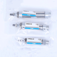 Nouveau cylindre miniature CDM2B32/40 d'origine, cylindre en acier inoxydable à double action, alésage 20 mm, course 25/50/75 mm, actionneur pneumatique
