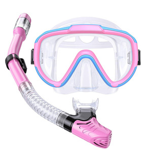 Masque de plongée pour enfants HhaoSport avec tuba sec 15 cm x 7,5 pouces pour la natation et la plongée - Product Image 3