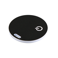 Localisateur intelligent étanche certifié MFI en forme de carte ronde, compatible avec la fonction Localiser d'Apple, anti-perte pour portefeuille et poche