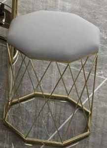 เก้าอี้แต่งหน้าเหล็กดัดสไตล์หรูหราทันสมัยแบบนอร์ดิกสำหรับสาวๆ ลดราคาพิเศษ - Product Image 2