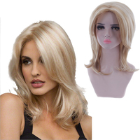 Vente en gros de tissage de cheveux naturels en fibre haute température, brun avec mèches, dégradé progressif, micro-bouclé, ondulation Water Wave, doux et lisse