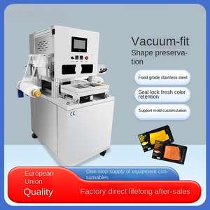 เครื่องซีลสุญญากาศติดฉลากถุงพลาสติกระบบไฟฟ้าอัตโนมัติสำหรับบรรจุภัณฑ์อาหาร - Product Image 2