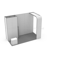 Stand de Bijouterie TIANYU pour Salons, Modulaire, Extérieur, Portable, avec Boîte à Lumière LED, pour Expositions Commerciales et Stands d'Exposition