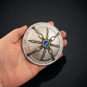 Escudo de Metal de Aleación de Zinc de <span class=keywords><strong>Diablo</strong></span> II, 9 cm, Juguete Coleccionable, Adorno Decorativo - Product Image 5