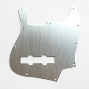 Donlis nhôm vàng 4 Chuỗi Jazz <span class=keywords><strong>Bass</strong></span> Pickguard Anodized kim loại bảo vệ màu bạc - Product Image 5