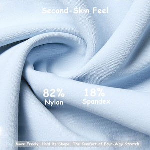 Ath leisure TQ25002 Super Stretch Slim-Fit 2-teiliges Damen Solid Henley T-Shirt Skort Set Naked Feel Sportliche Ästhetik S-3XL - Product Image 4