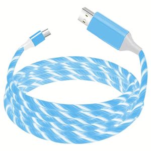 Colorful Light USB <b>C</b> <b>Cable</b> Led Light Visible Glowing Fast <b>Charging</b> <b>Type</b> <b>c</b> Flow Glowing Streamer Data <b>Cable</b> for Samsung - Product Image 1