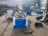 Machine à rouler et à plier semi-automatique à 3 rouleaux, série W11-8X2500mm, pour le traitement de l'aluminium et de l'acier inoxydable, avec moteur de 7,5 kW