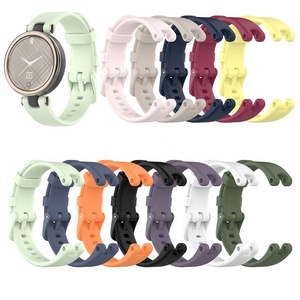 Nouvel arrivage : Bracelet de montre étanche en silicone pour <span class=keywords><strong>Garmin</strong></span> <span class=keywords><strong>Lily</strong></span> Smart Watch, disponible en orange, blanc et rose - Product Image 1